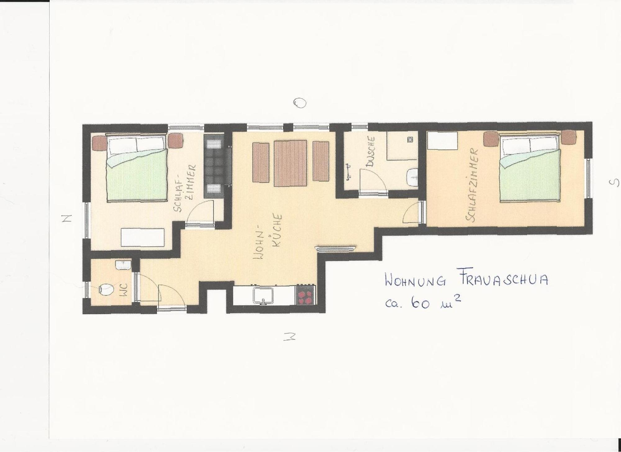 Haus Gaudenz Apartment Warth  Стая снимка